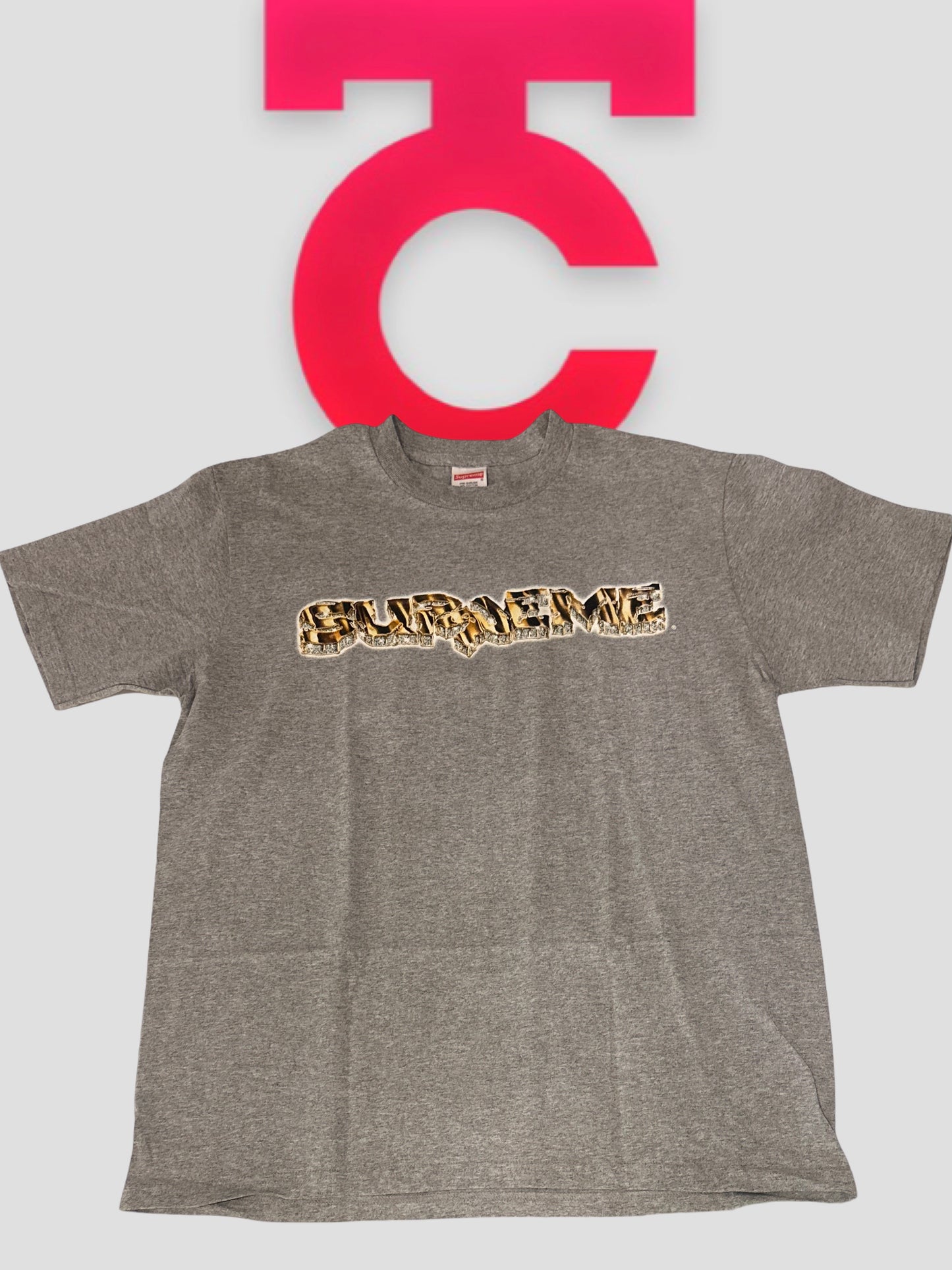 Supreme Diamond Tee Grey