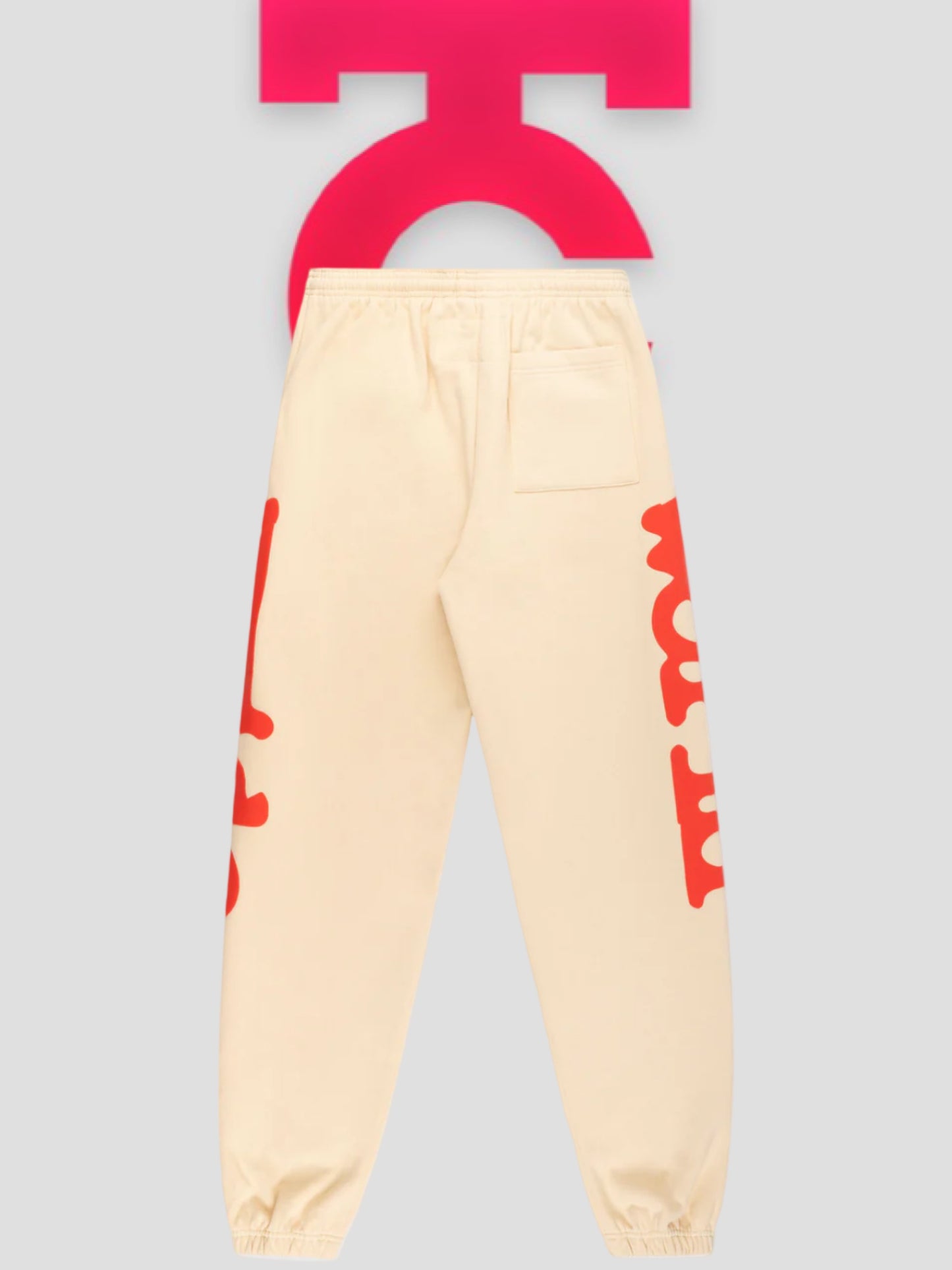 Sp5der Beluga Sweatpants Biege / Red