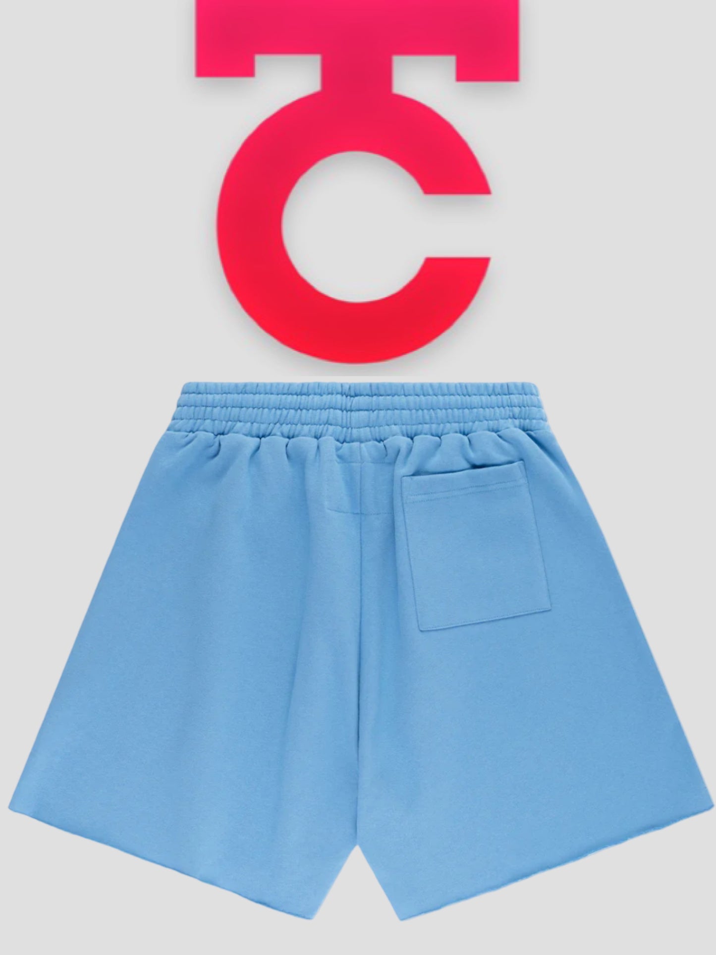 Sp5der OG Web V2 Sweatshort Dusty Blue