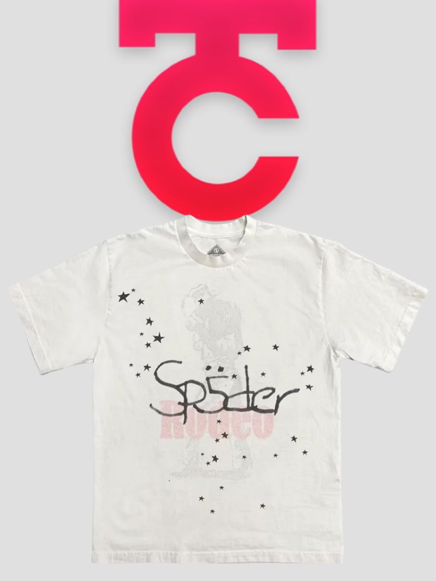 Sp5der x Cactus Jack Days B4 Rodeo Tee White
