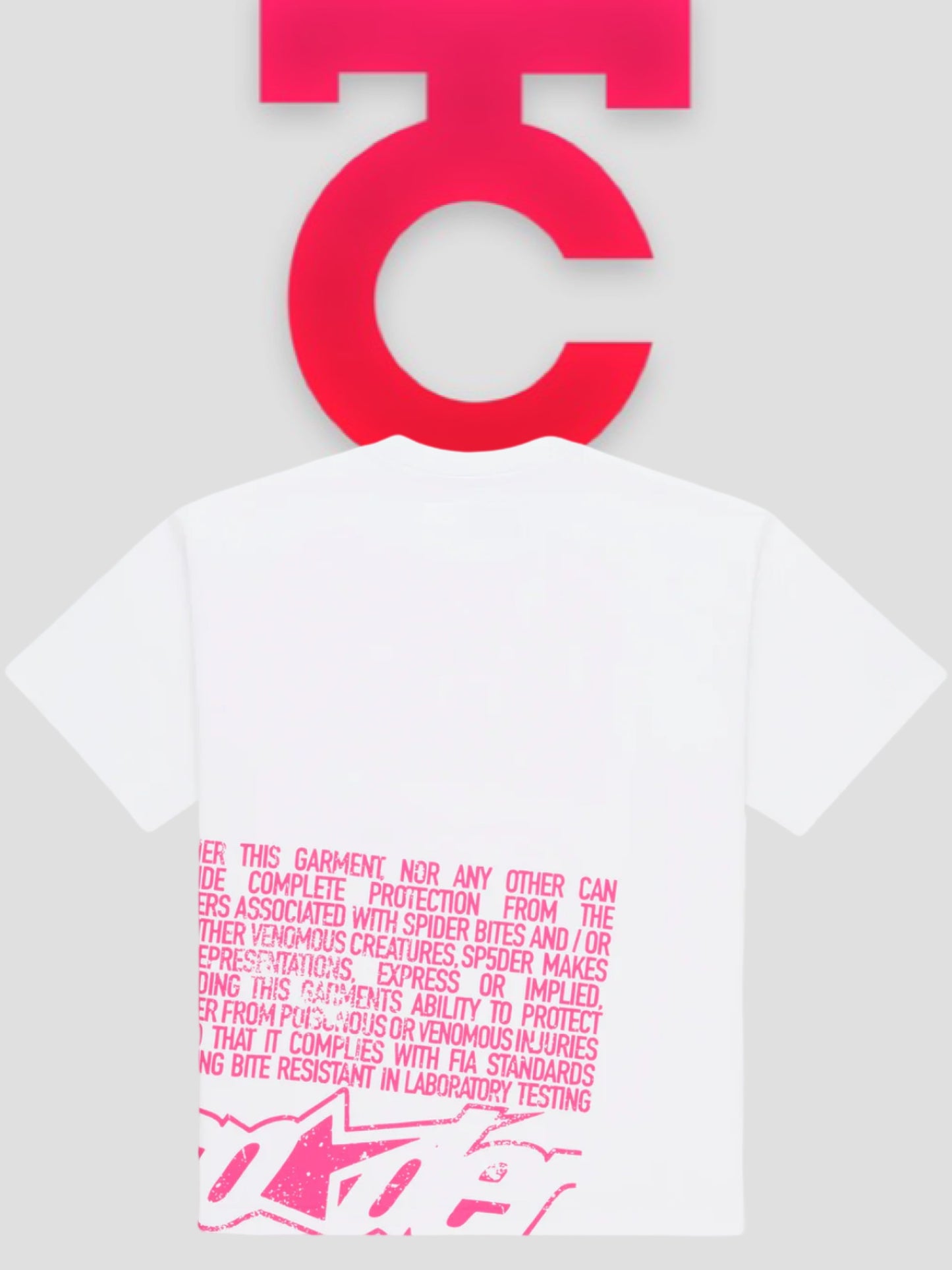 Sp5der Disclaimer Tee White