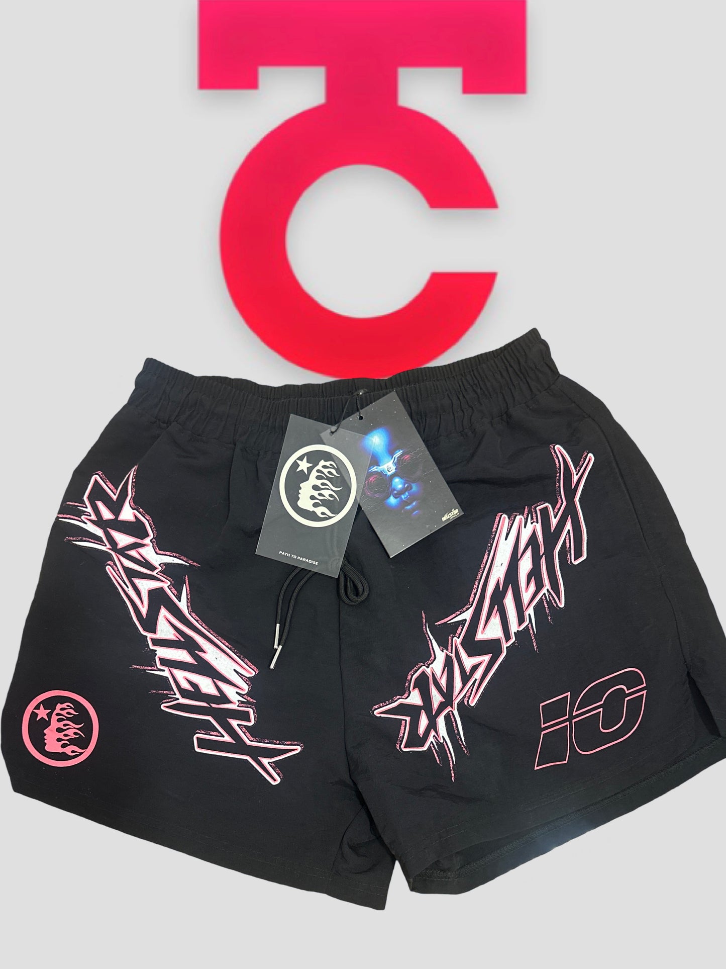 Hellstar Capsule 10 Wax Nylon Shorts