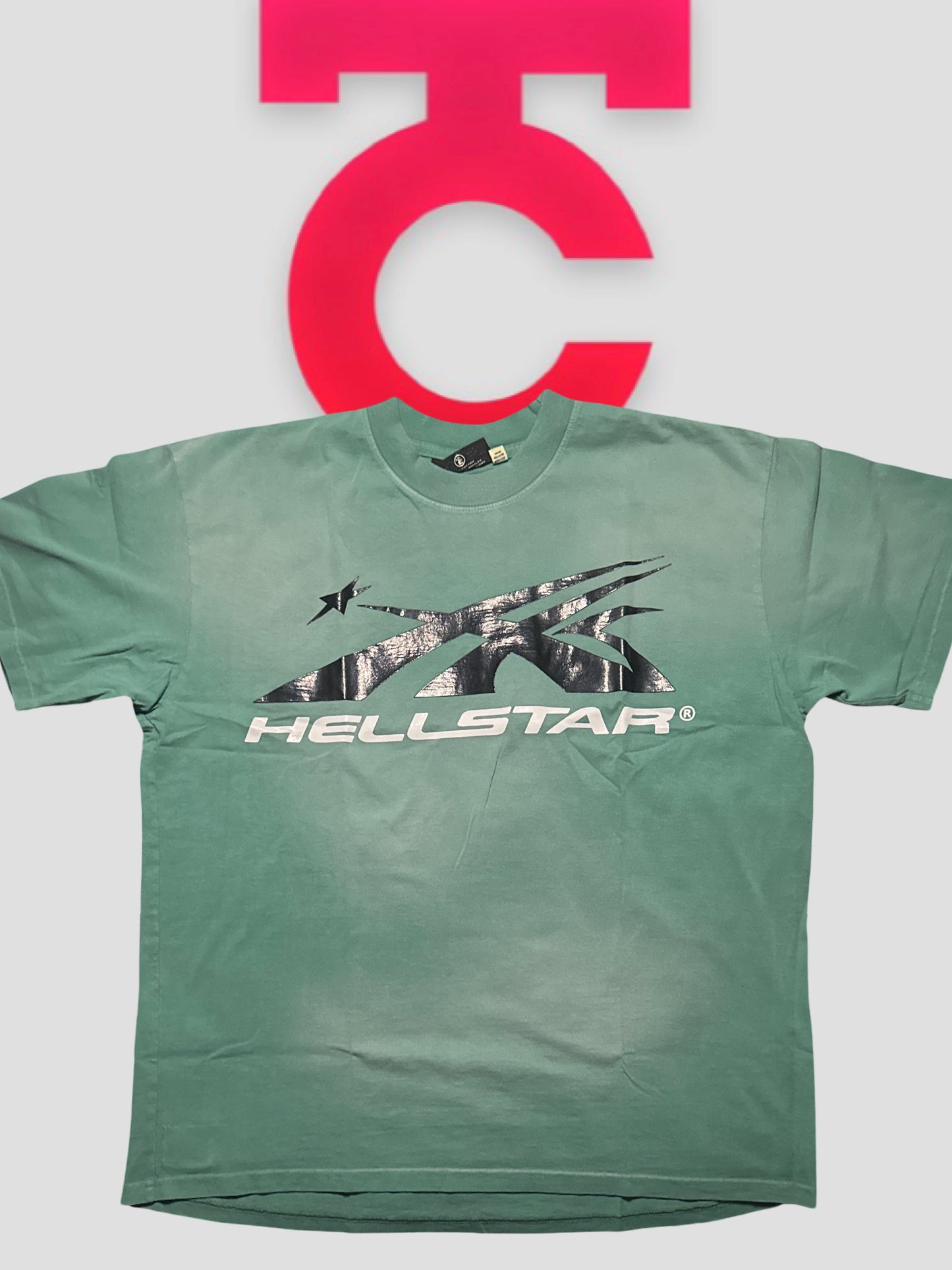 Hellstar Sport Logo Tee Green