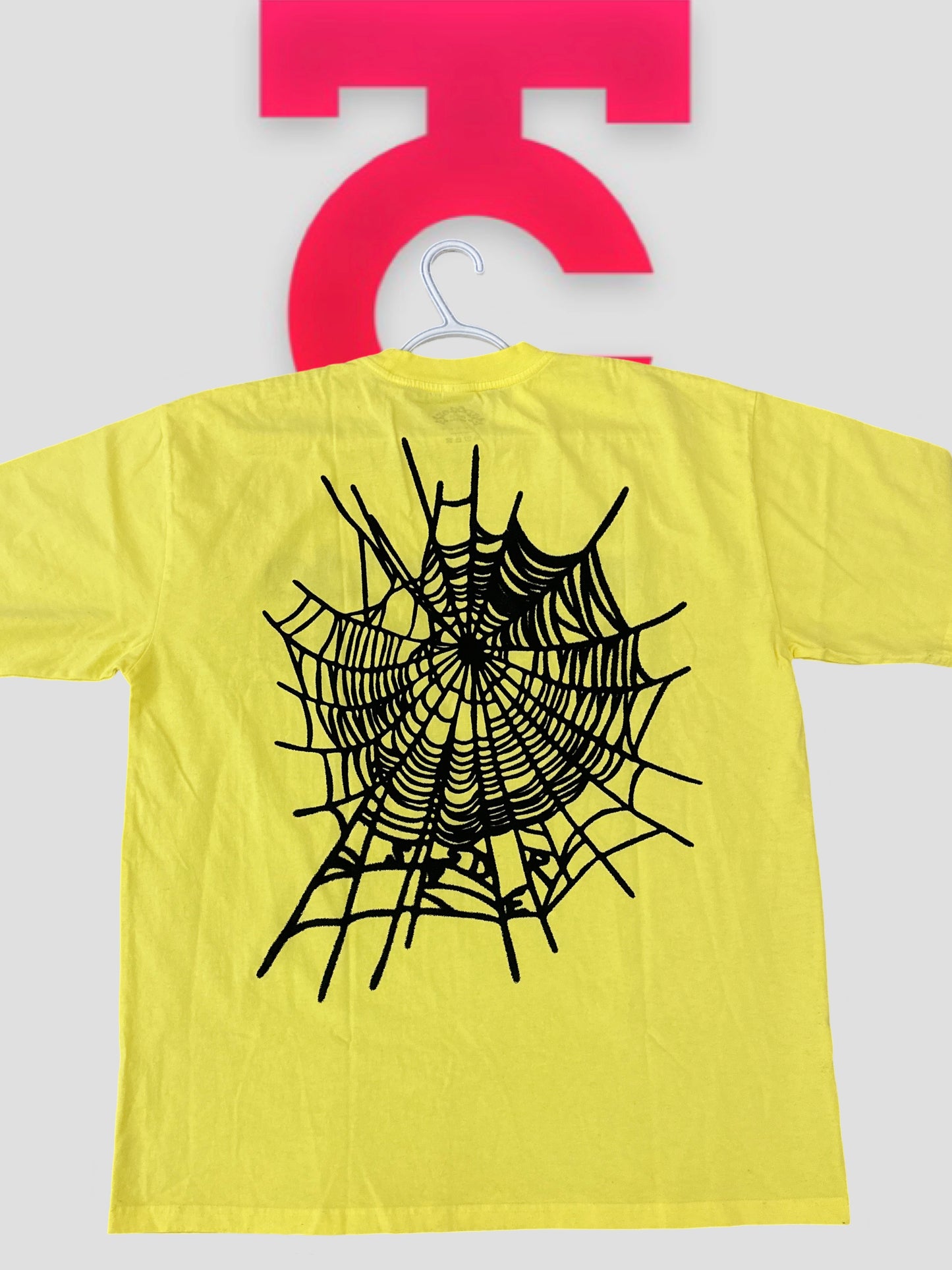 Sp5der "Worldwide Web" Tee Yellow