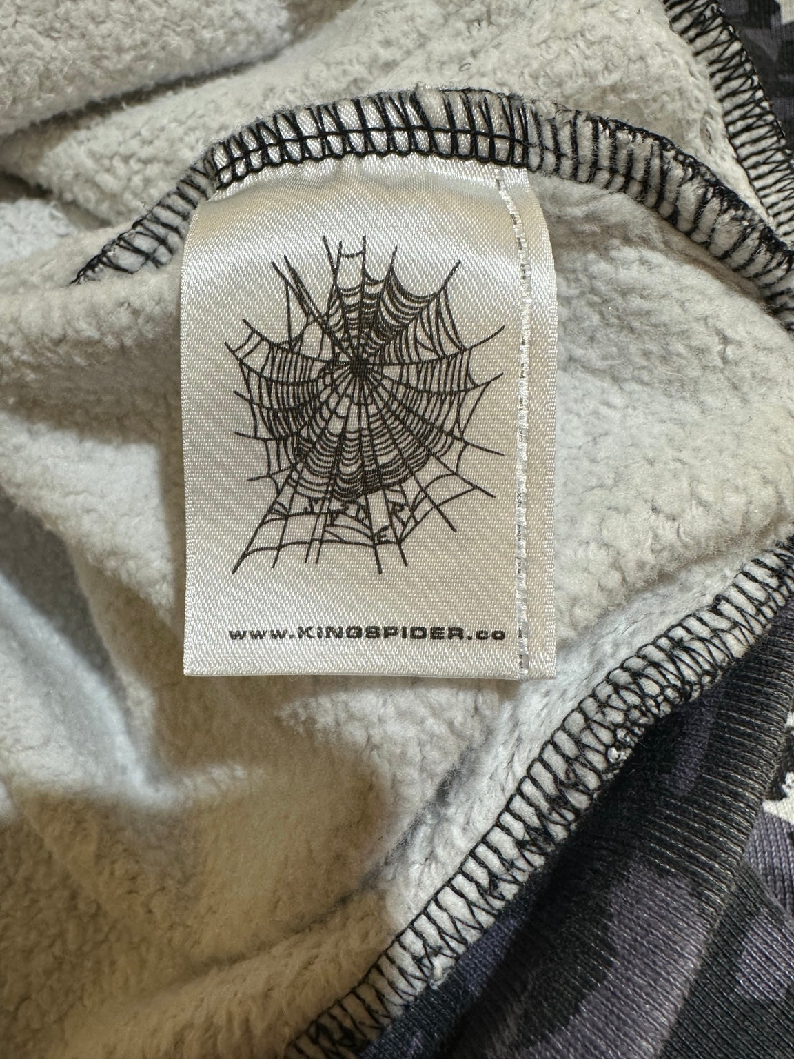 Sp5der 555 Star Camo Zip Up Kingspider tag
