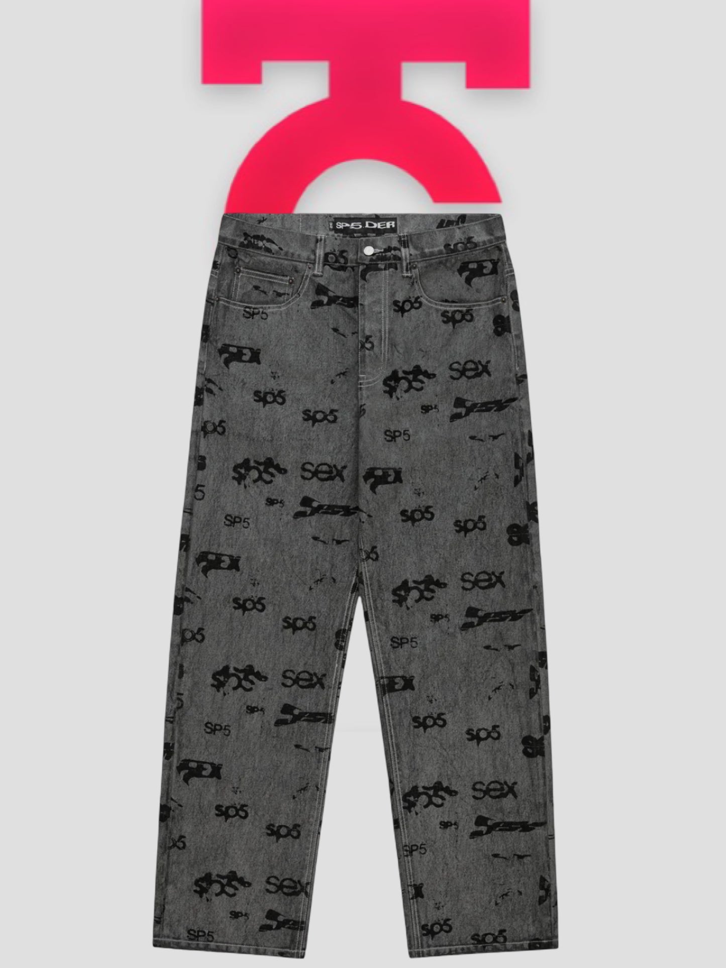 Sp5der Sex AOP Denim