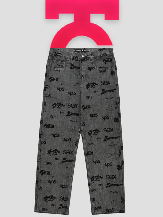 Sp5der Sex AOP Denim