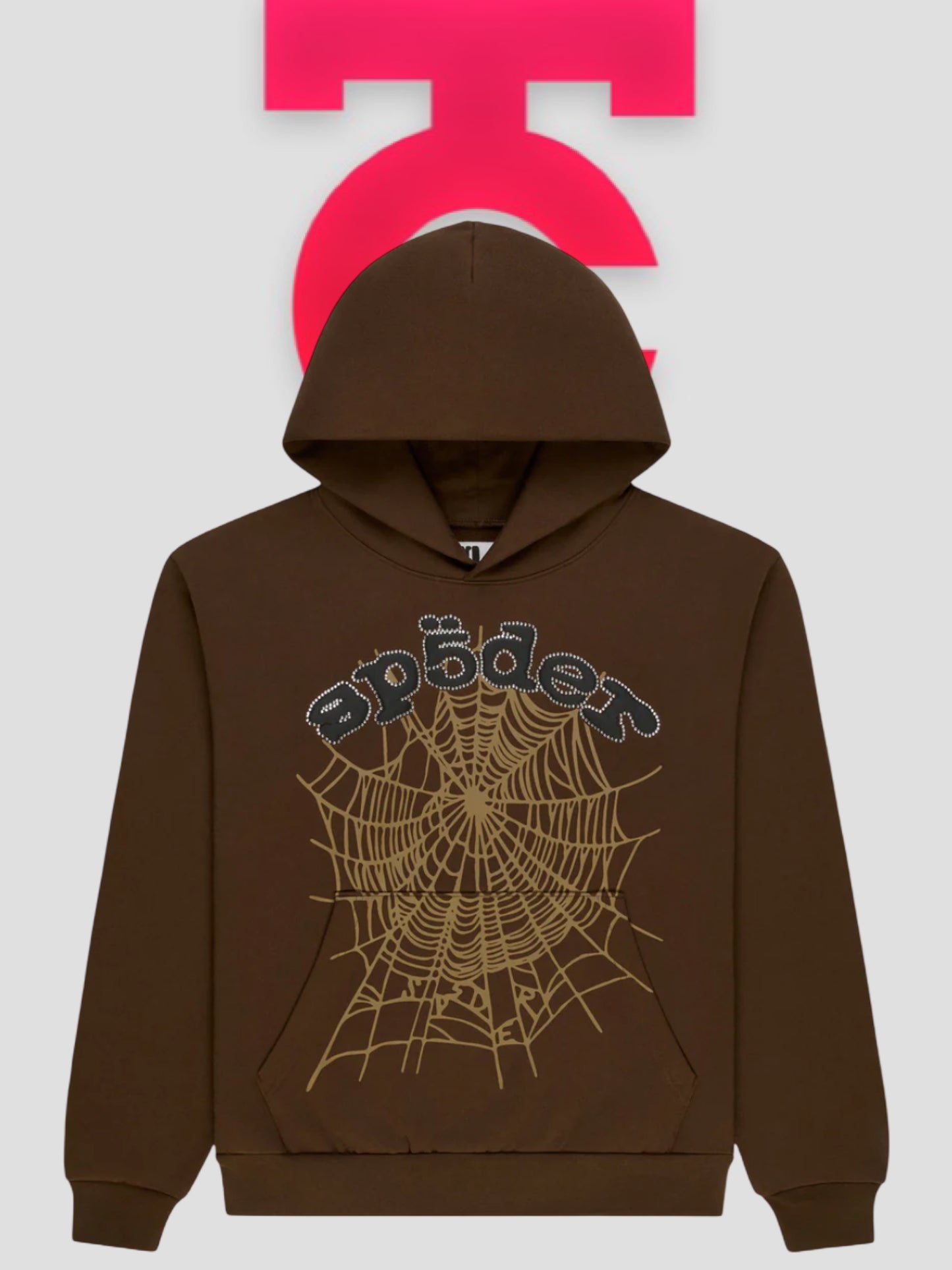 Sp5der Rhinestone OG Web V2 Hoodie