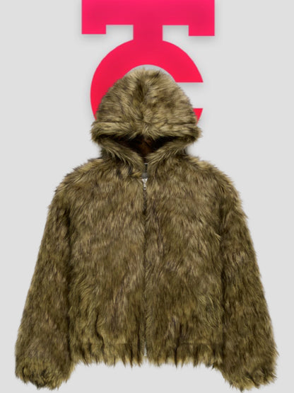 Sp5der Faux Fur Jacket