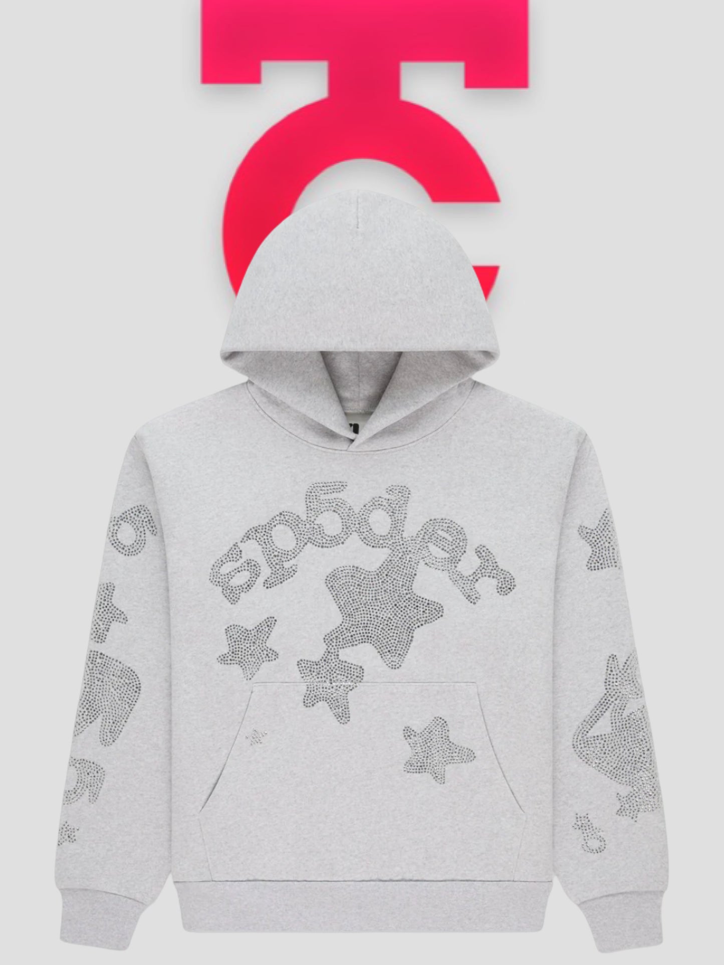 Sp5der Rhinestone Beluga V2 Hoodie
