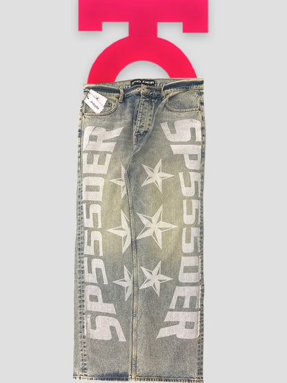 Sp5der MX555 Light Wash Denim