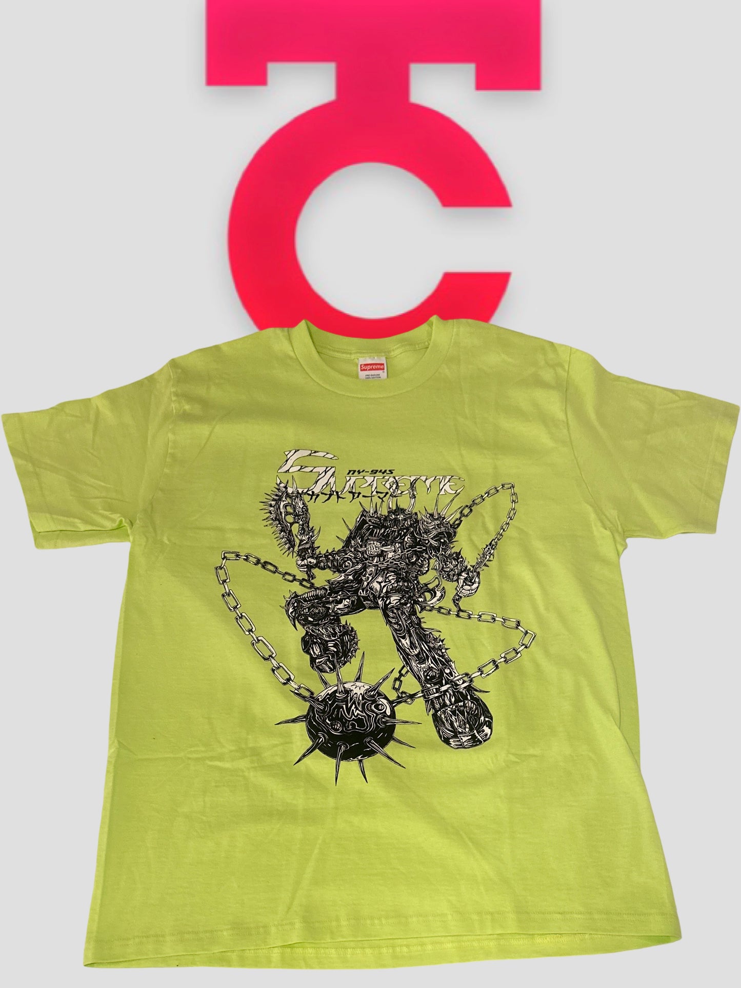 Supreme Spikes Tee Neon