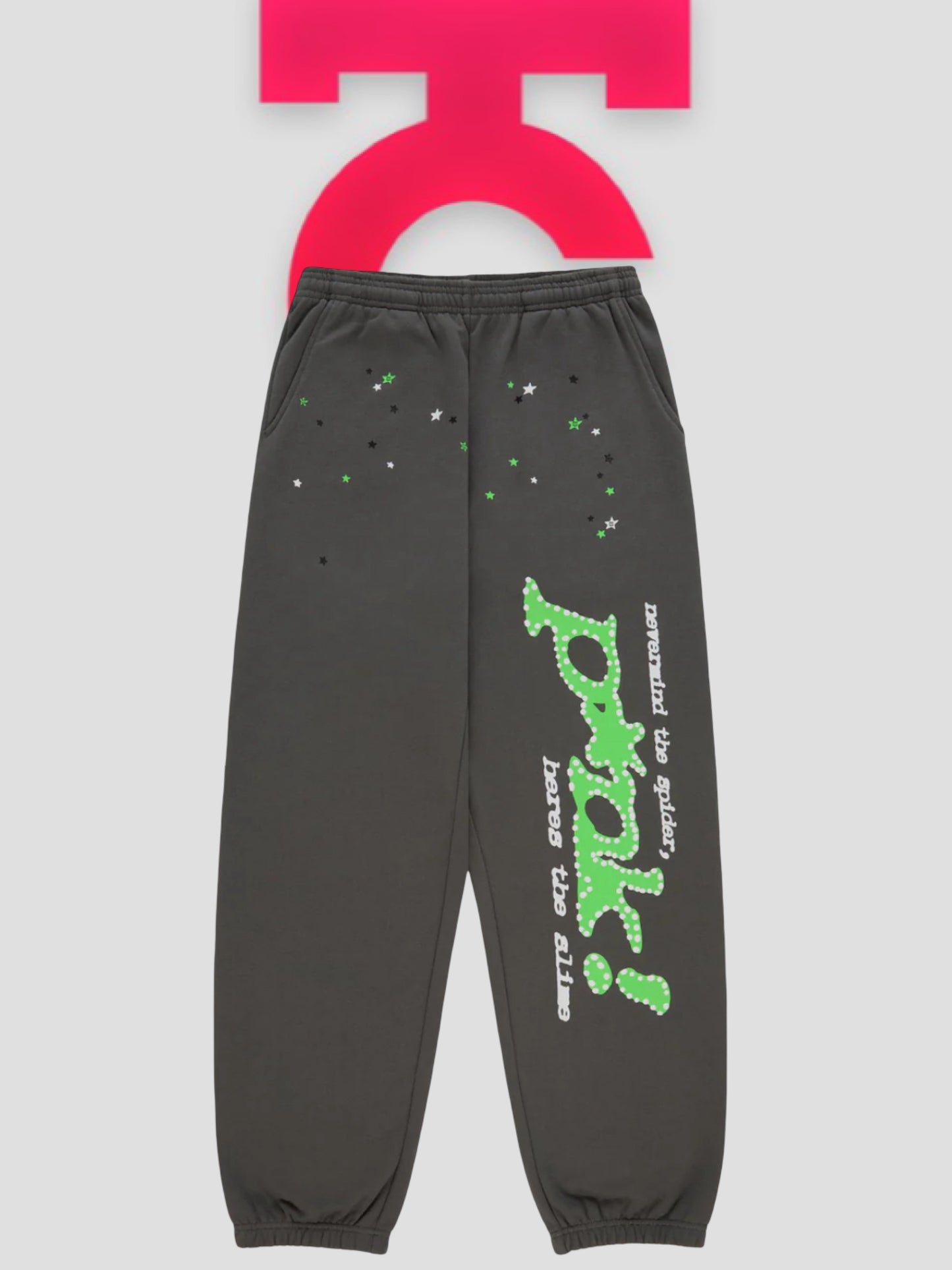 Sp5der Punk Sweatpants Slate Grey