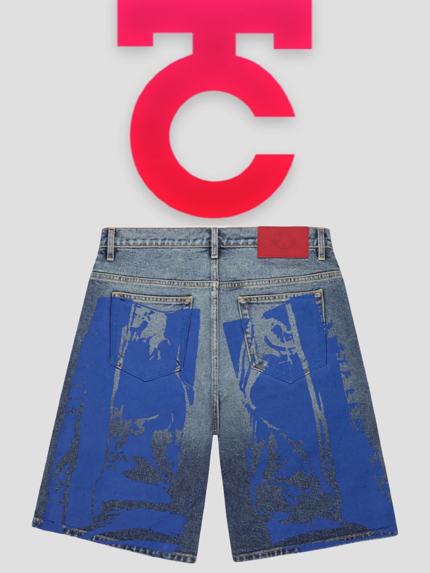 Sp5der Moto Denim Short