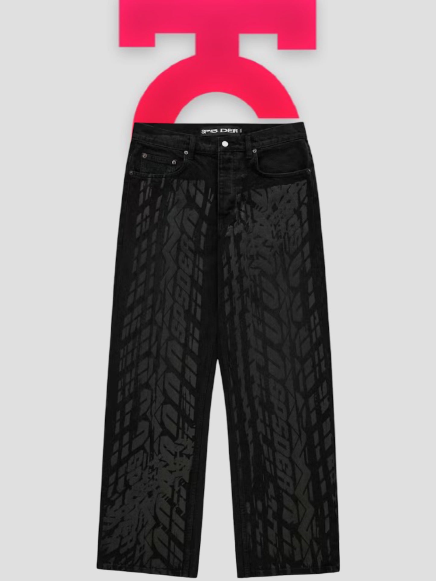 Sp5der Burnout Denim Black