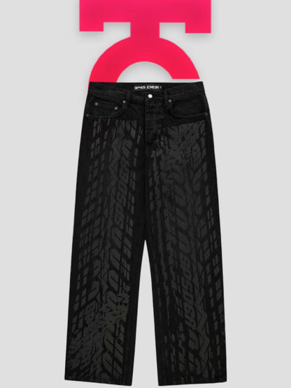 Sp5der Burnout Denim Black