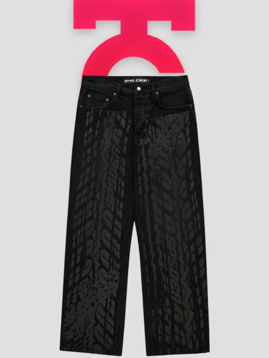 Sp5der Burnout Denim Black