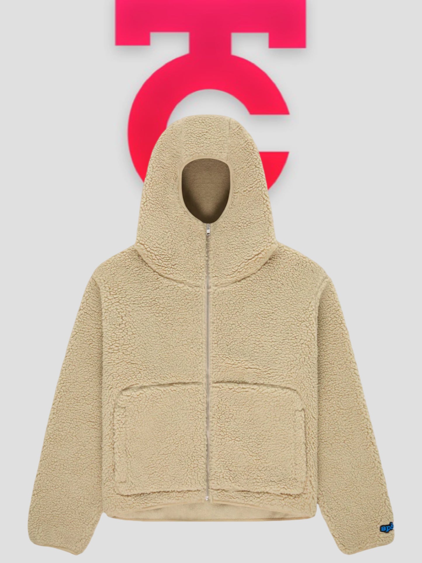 Sp5der Teddy Fleece Zip Up