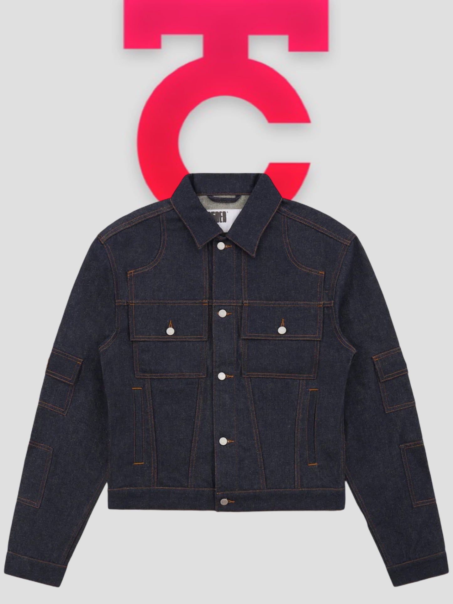 Sp5der V3 Denim Jacket Dark Wash