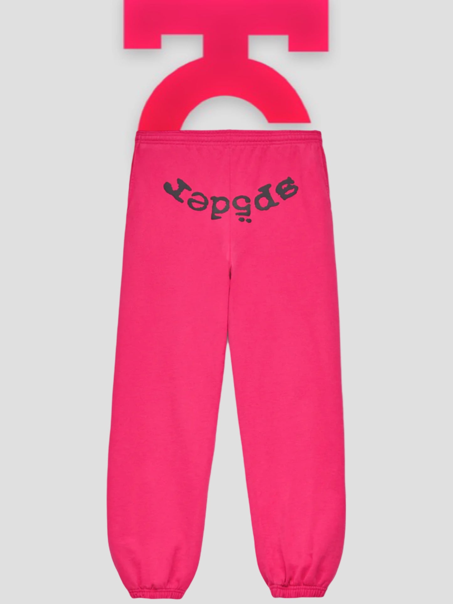 Sp5der Legacy Sweatpants Pink (Black Print)