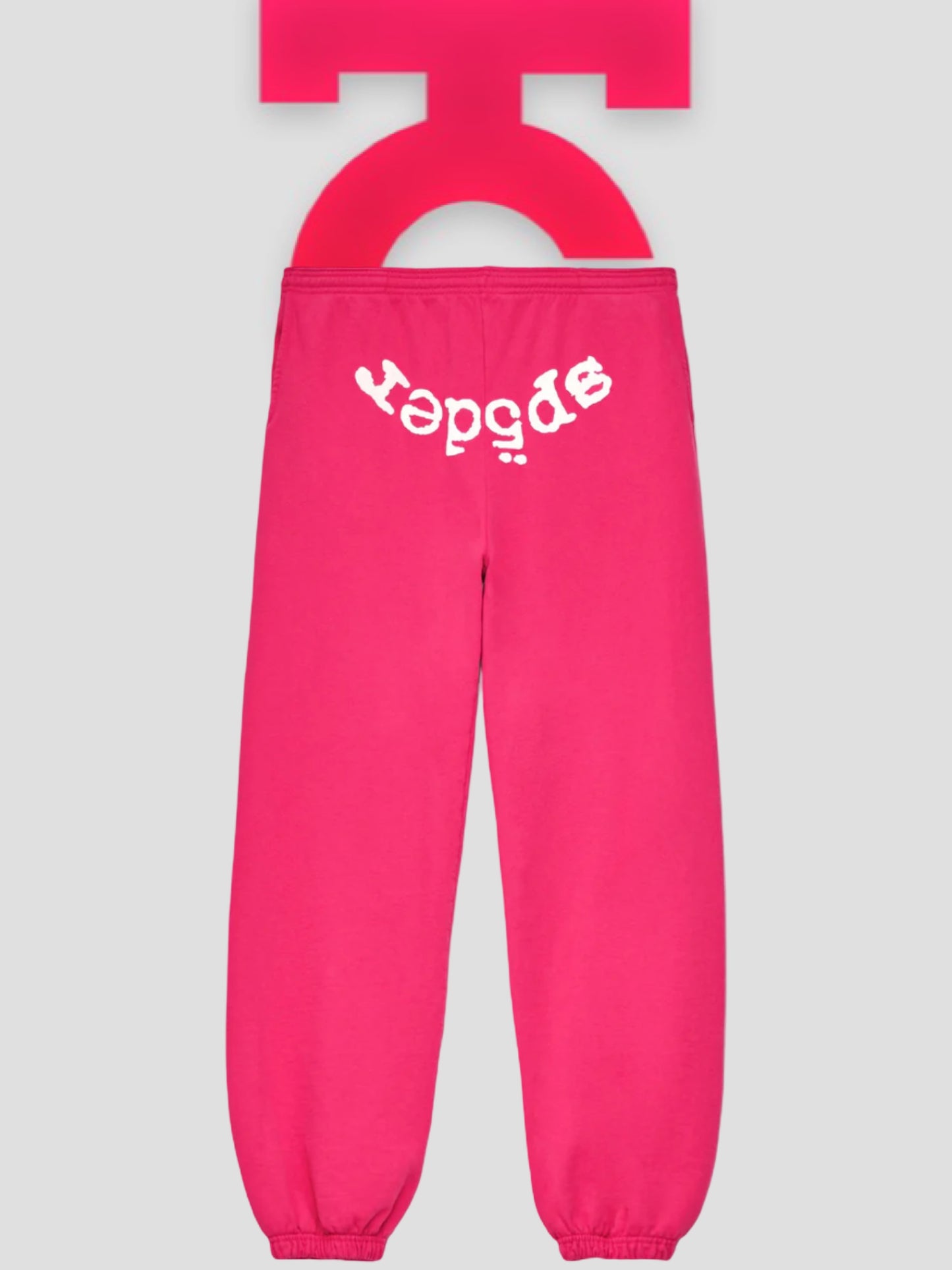 Sp5der Legacy Sweatpants Pink (White Print)