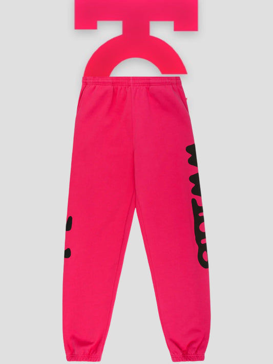 Sp5der Beluga Sweatpant Pink / Black
