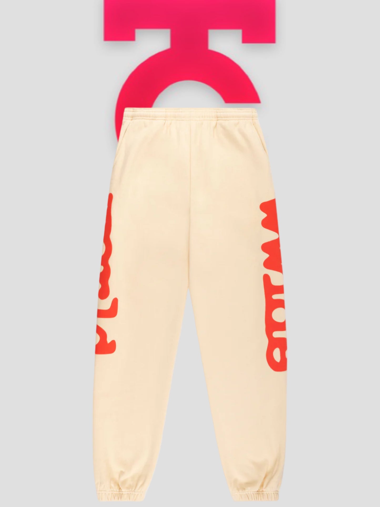 Sp5der Beluga Sweatpants Biege / Red