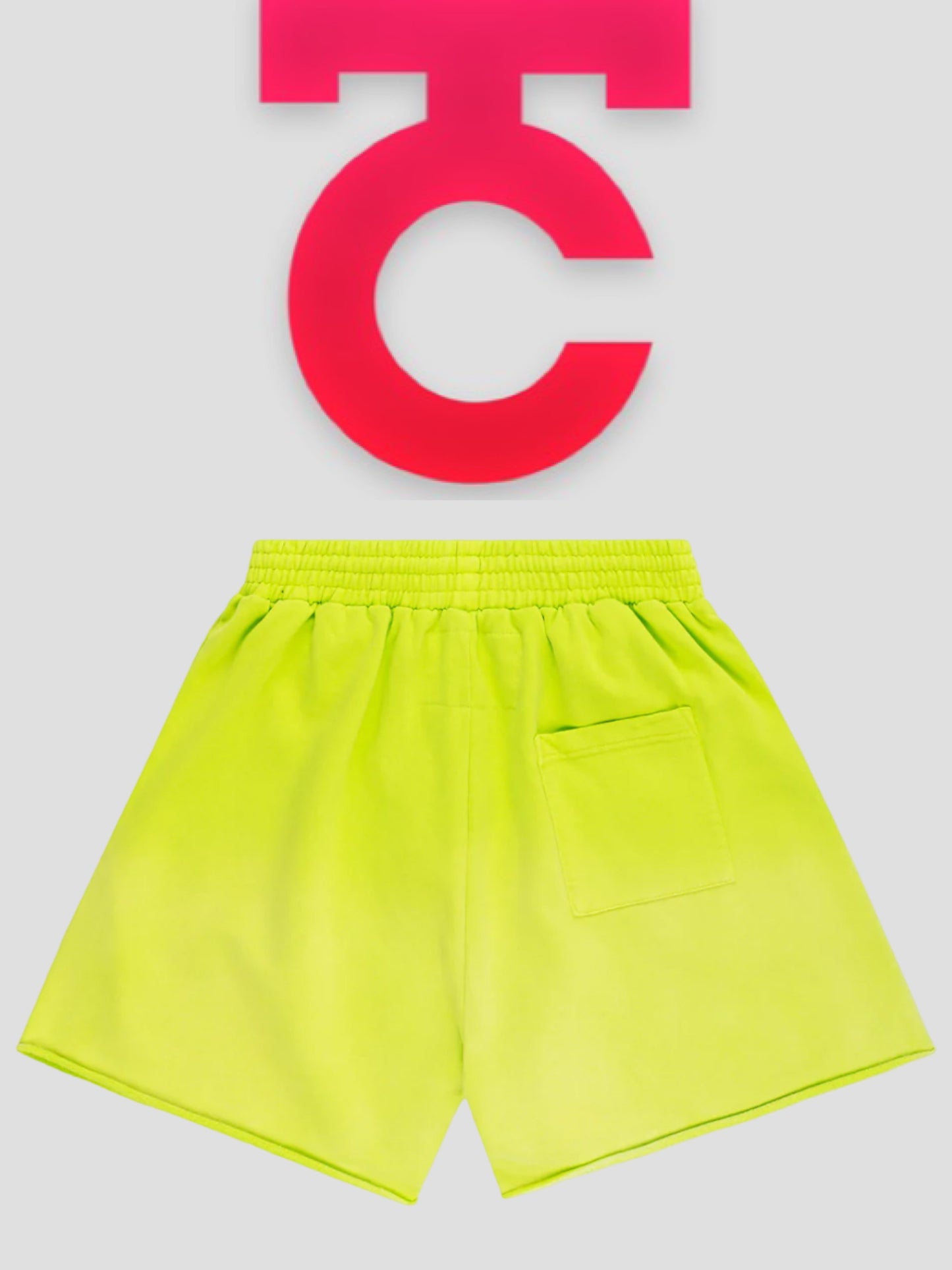 Sp5der OG Web V2 Sweatshort Acid Green