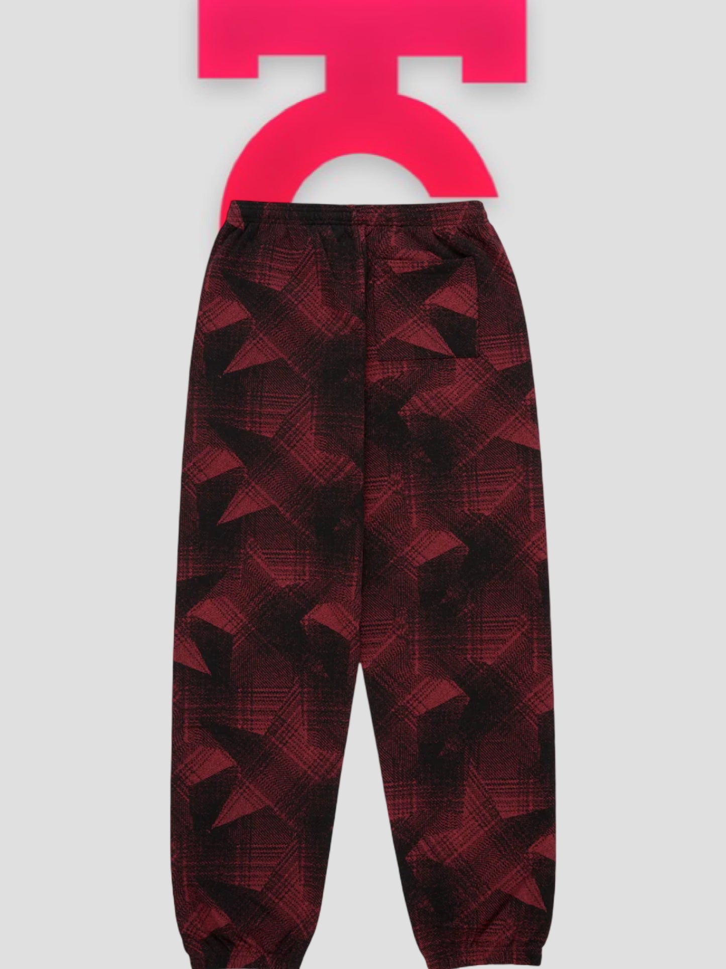 Sp5der Plaid Sweatpants