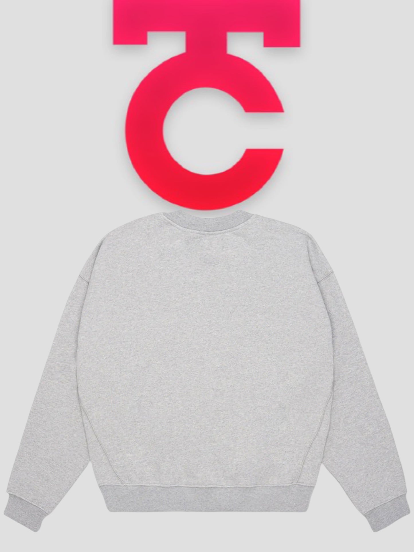Sp5der Varsity Web Crewneck Heather Grey
