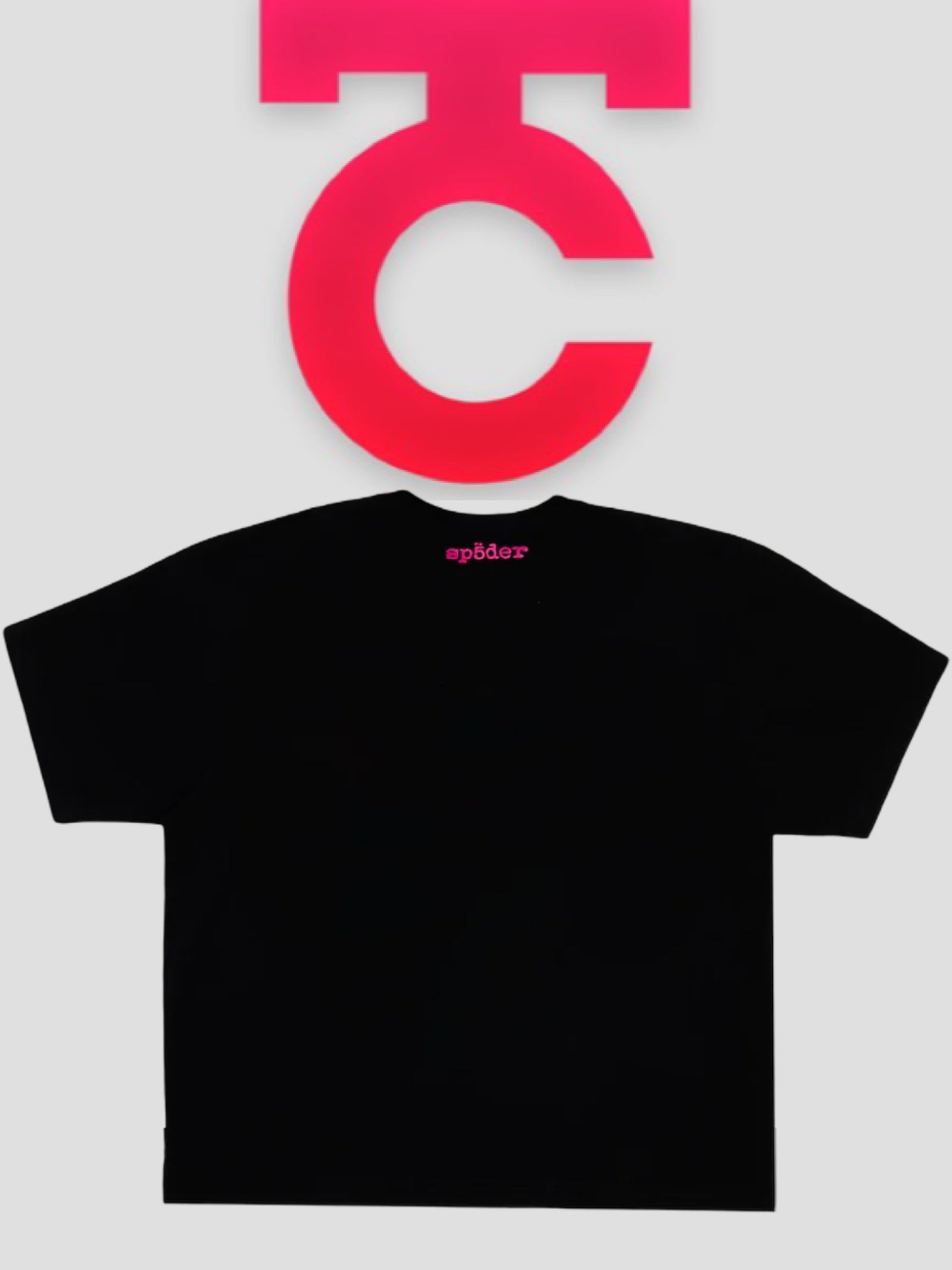 Sp5der Hellcat Kenny Tee Black / Pink