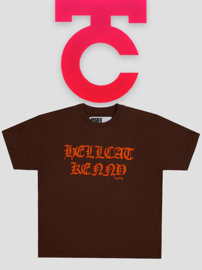 Sp5der Hellcat Kenny Tee Brown / Orange