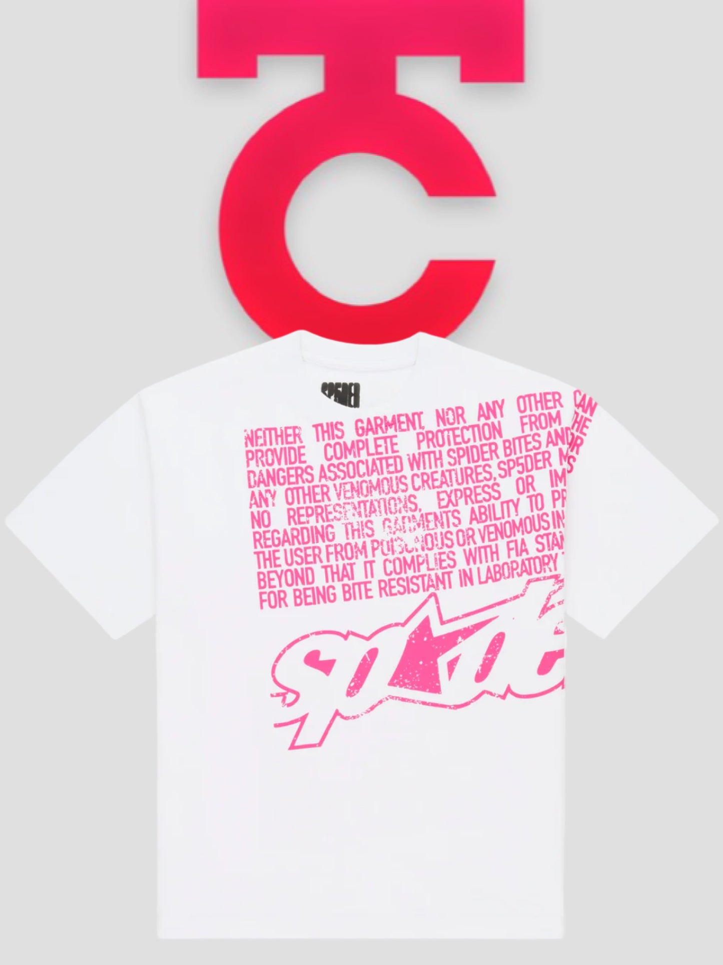 Sp5der Disclaimer Tee White