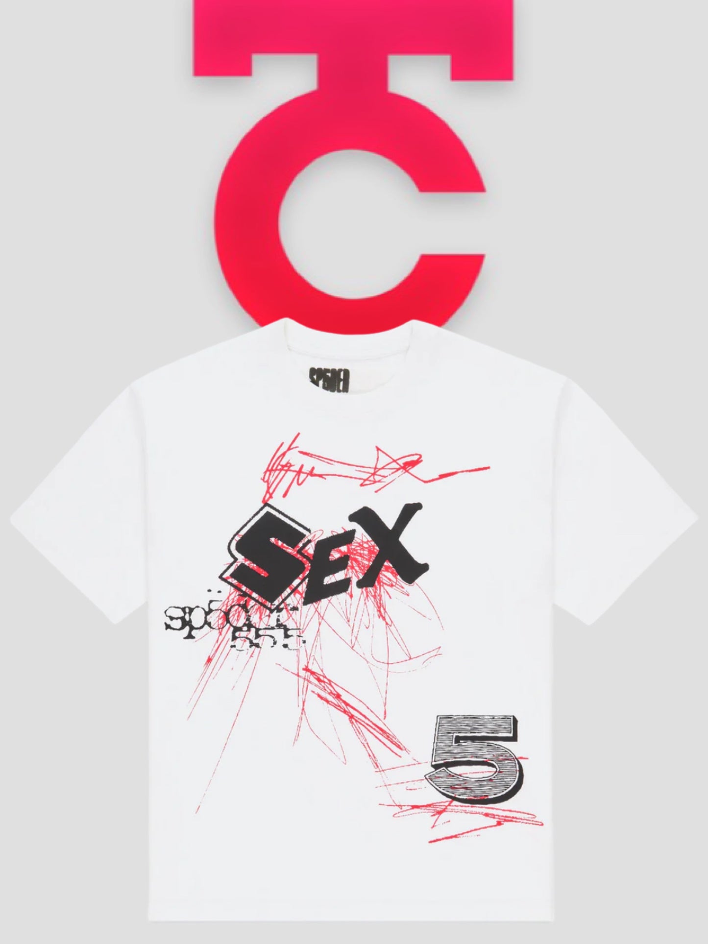 Sp5der Scribble Tee