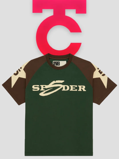 Sp5der 5UKI Tee Green / Brown
