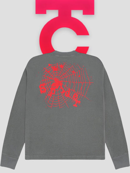 Sp5der Hellcat Kenny Thermal Long Sleeve Grey