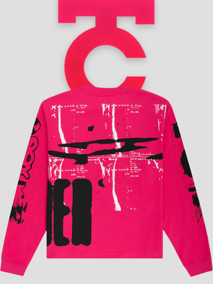 Sp5der X-ray Long Sleeve Pink