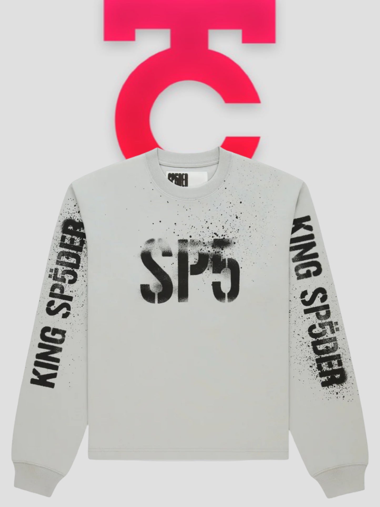 Sp5der King Spider Longsleeve Grey