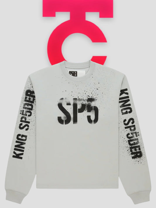 Sp5der King Spider Longsleeve Grey