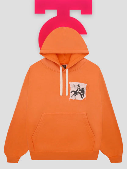 Sp5der 5Star Rodeo Hoodie Orange