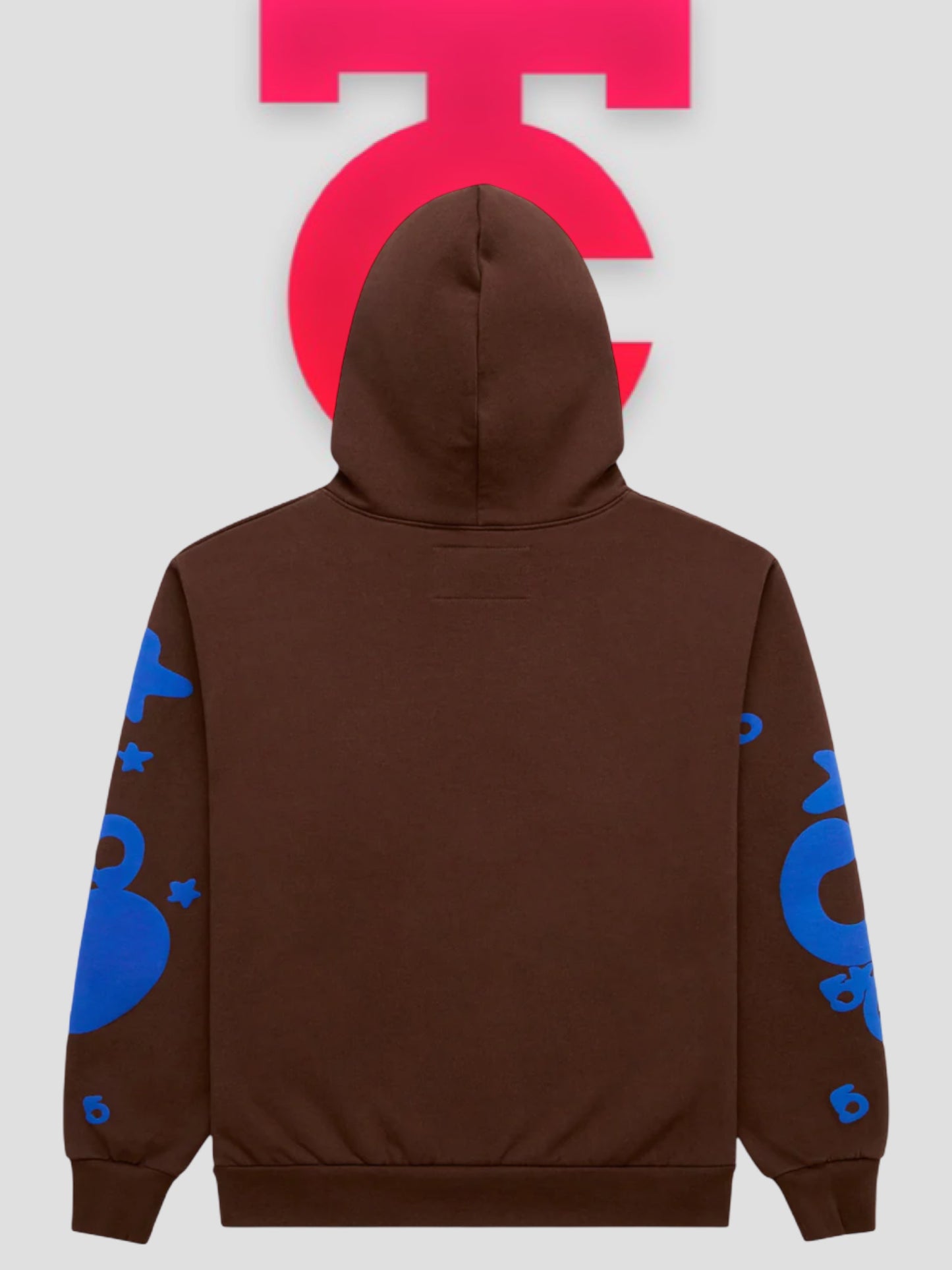 Sp5der Beluga Hoodie Brown / Blue
