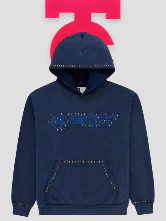 Sp5der Punk V3 Studded Hoodie