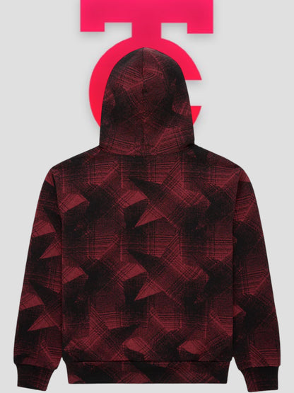 Sp5der Plaid Hoodie