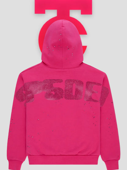 Sp5der Silk Rhinestone Hoodie