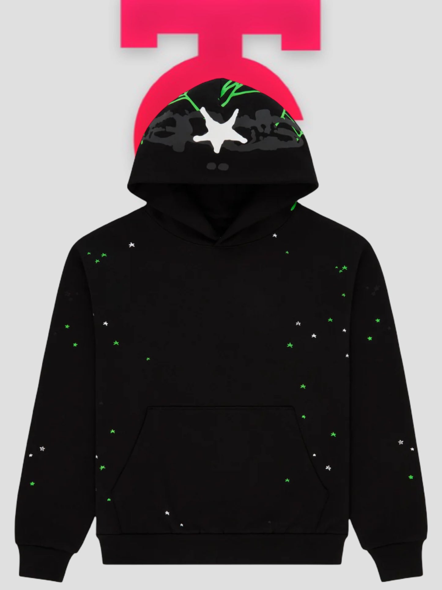 Sp5der Heavy Web Hoodie Black