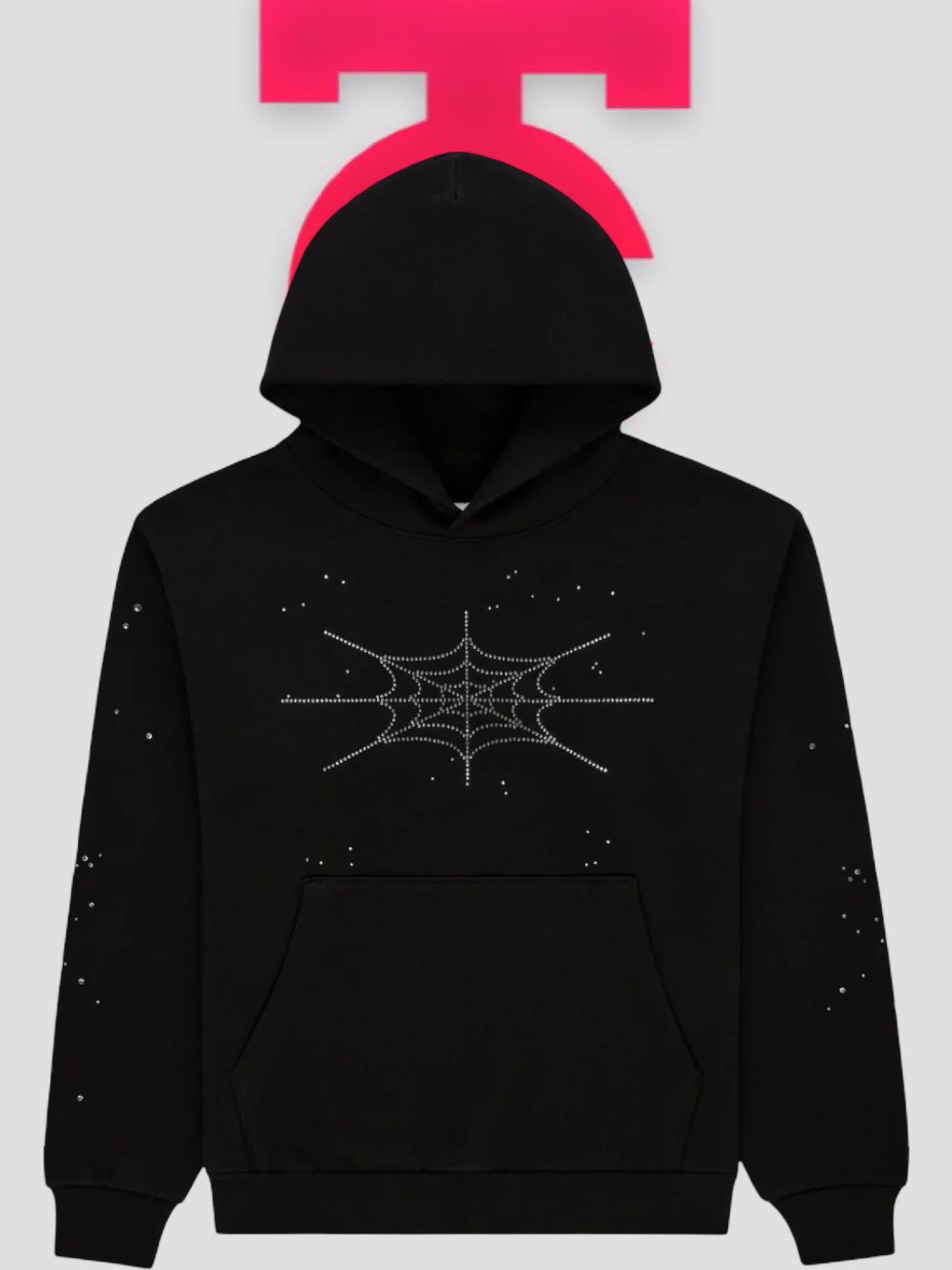 Sp5der Silk Rhinestone Hoodie