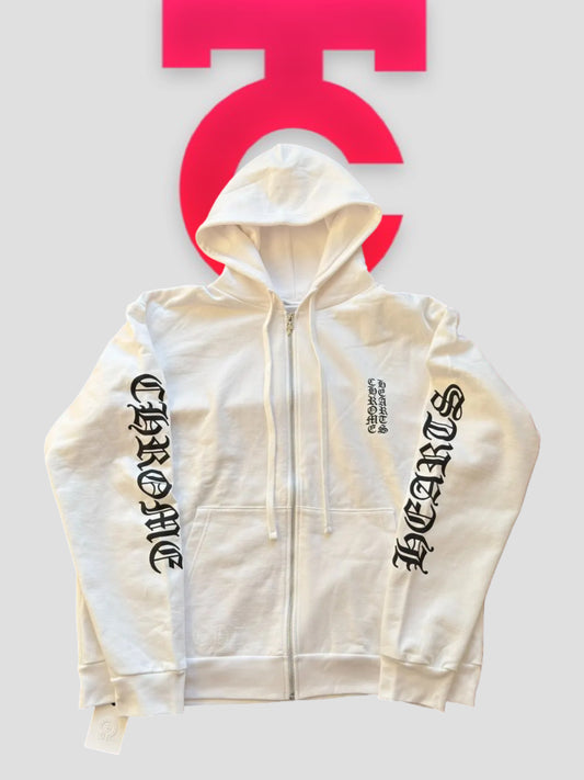 Chrome Hearts Vertical Logo Zip Up
