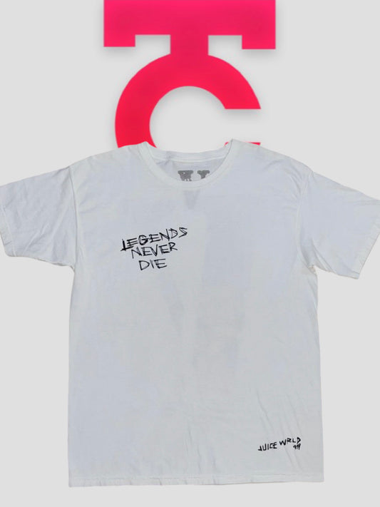 Juice WRLD x Vlone LND Tee White