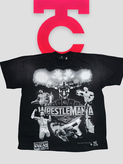 Hellstar x WWE Wrestlemania Tee Black