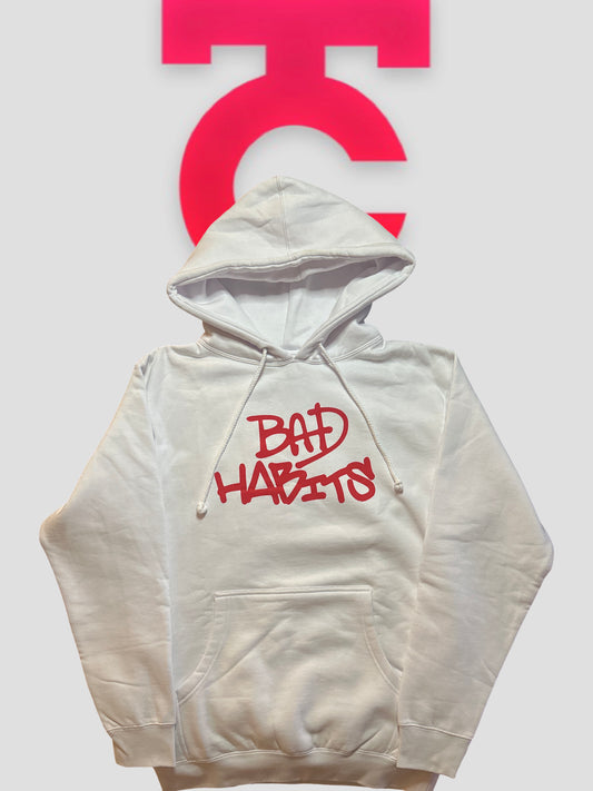 Nav x Vlone Bad Habits Hoodie White